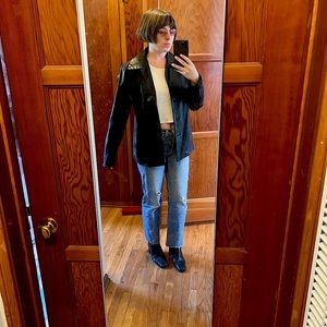 90s vintage Winlit leather coat